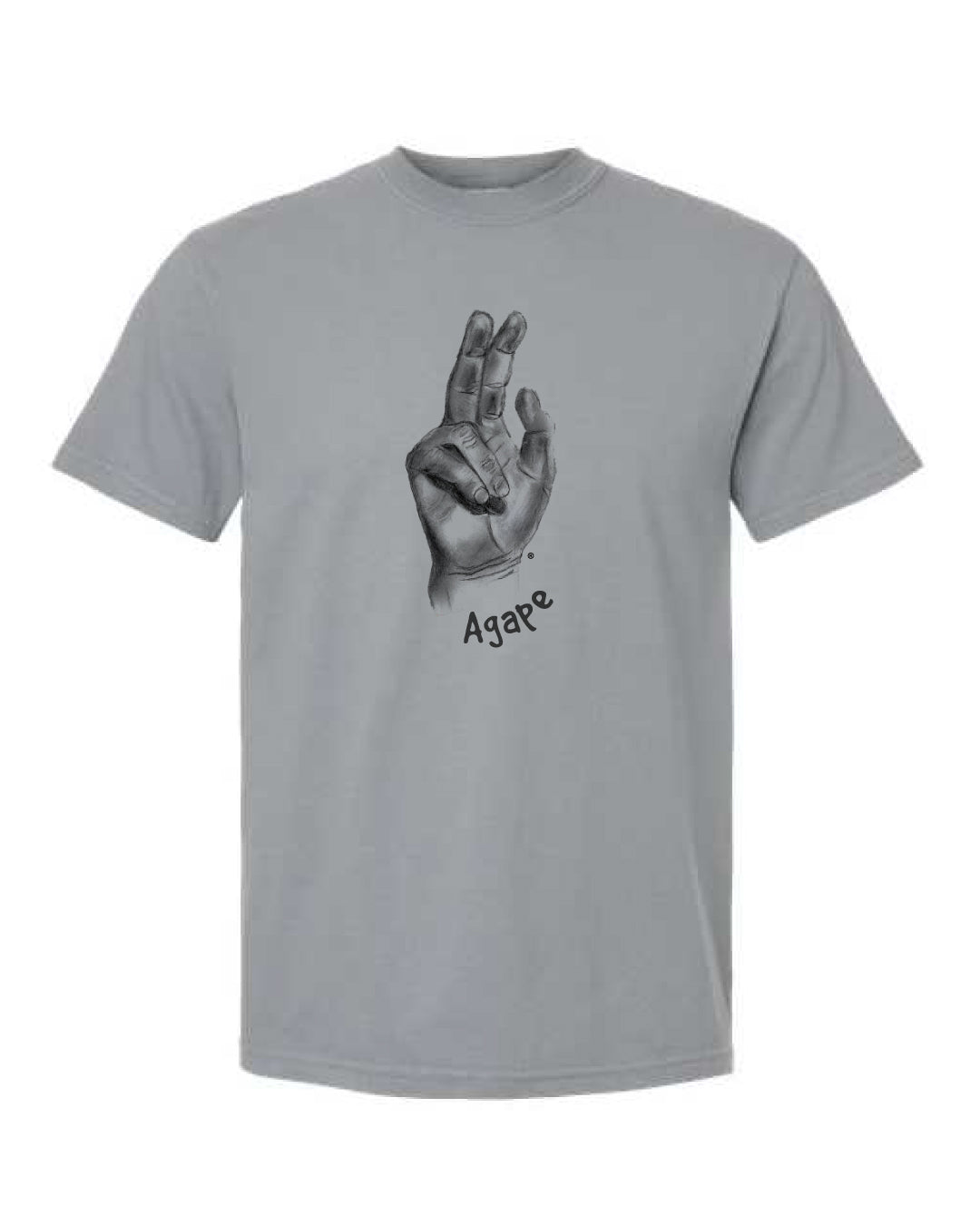 Agape Love T-Shirt - Granite
